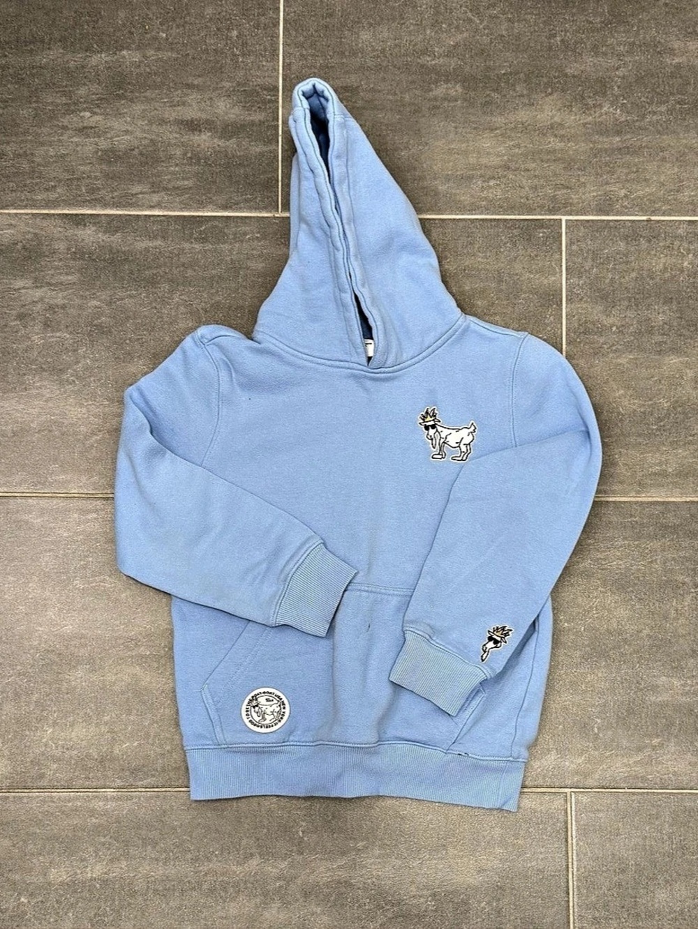 GOAT USA OG Hooded Sweatshirt Blue Pullover Hoodie